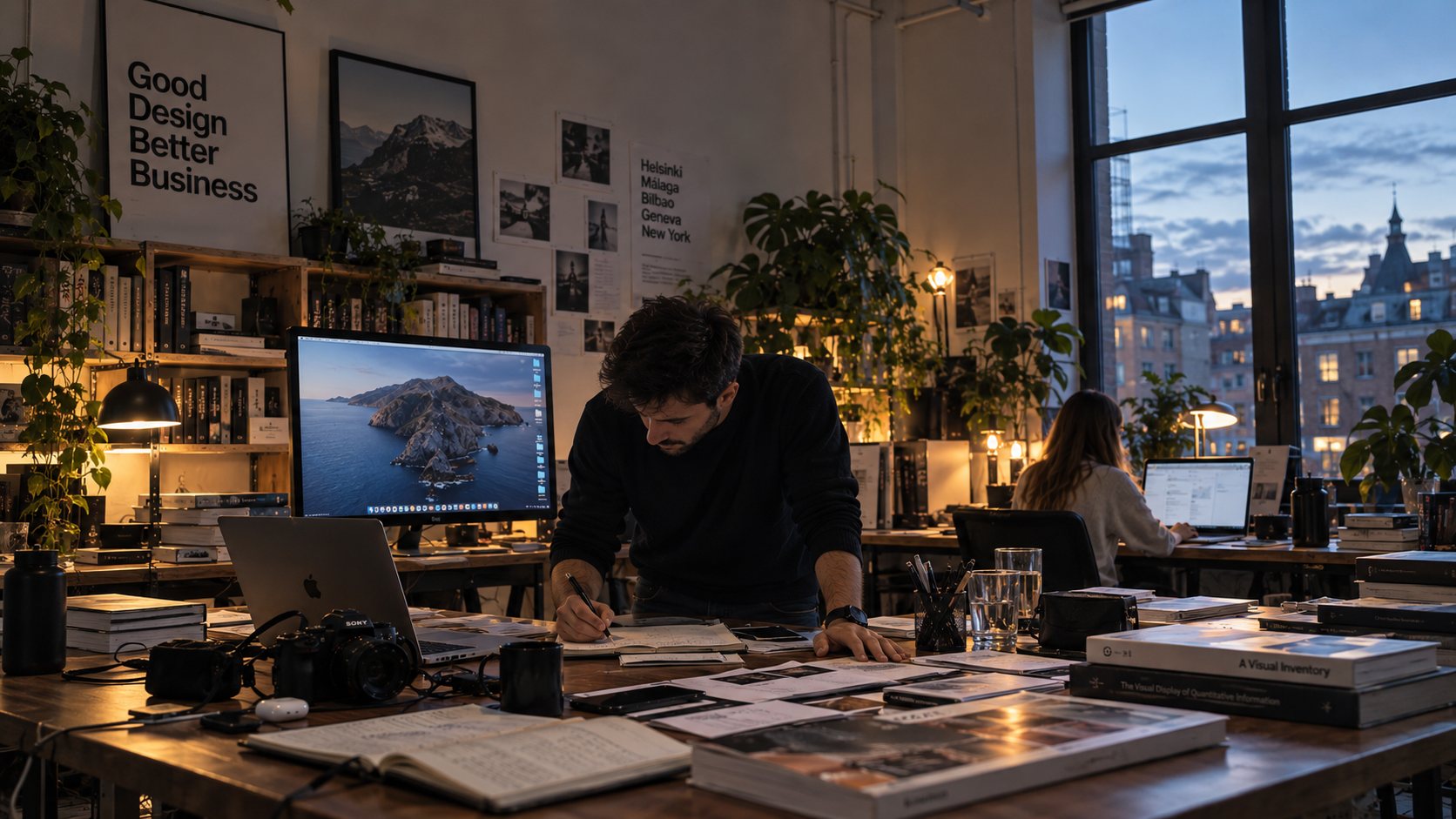 The deckhaus studio at work
