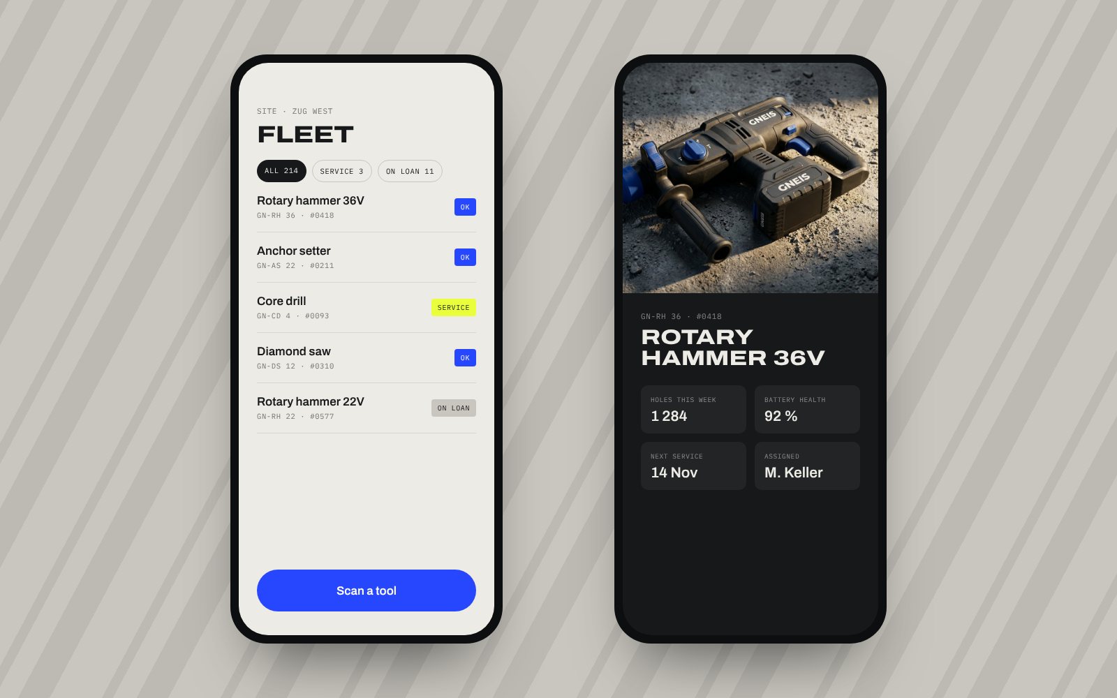 Gneis — Fleet app