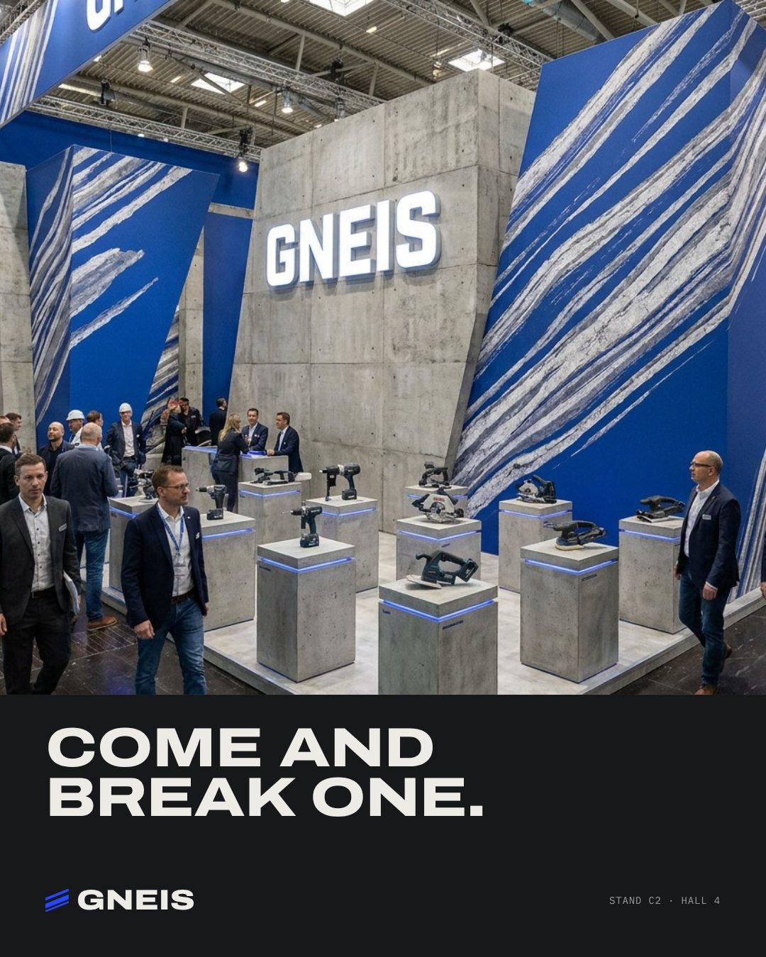 Gneis — Trade-fair stand