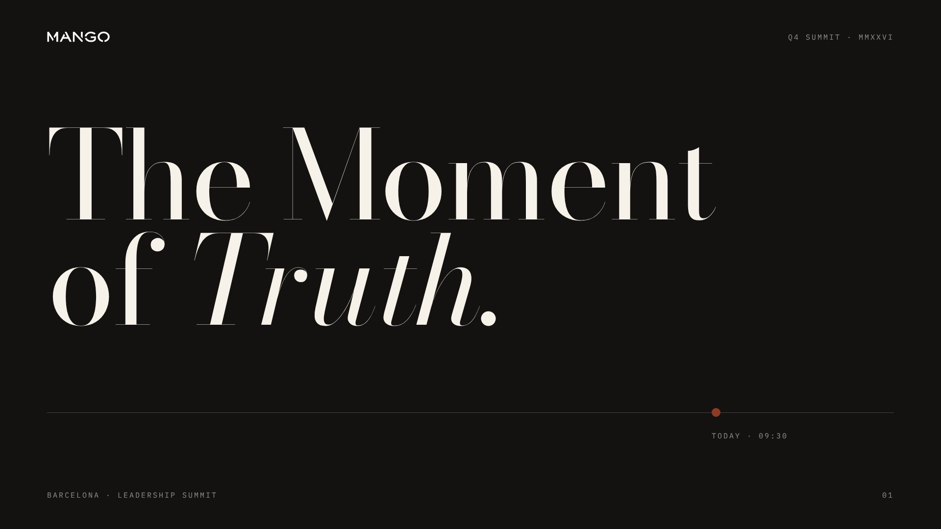 Mango — The opening